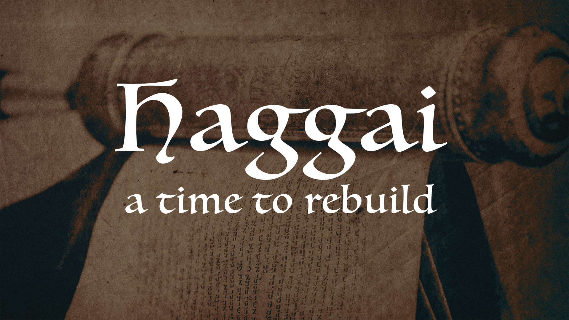 A Time to Rebuild: Get Ready for Blessing